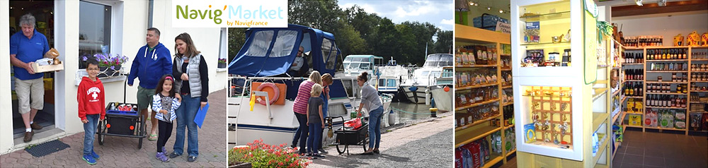 Navig'Market an der Basis Lagarde Navig'Market an der Basis Lagarde