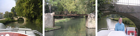 Canal du Midi - Schmale Durchfahrten Canal du Midi - Schmale Durchfahrten